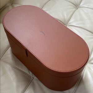 Brown Leather Dyson Storage Box